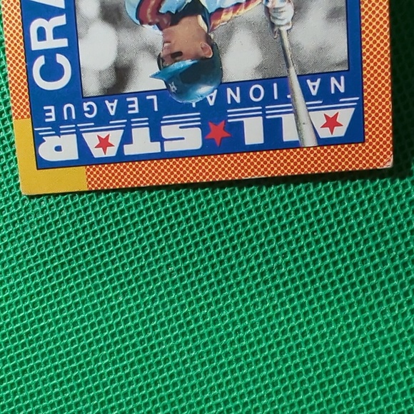 🩸Vintage All Star Topps Craig Biggio 1990 Card #404 National League - Picture 6 of 11